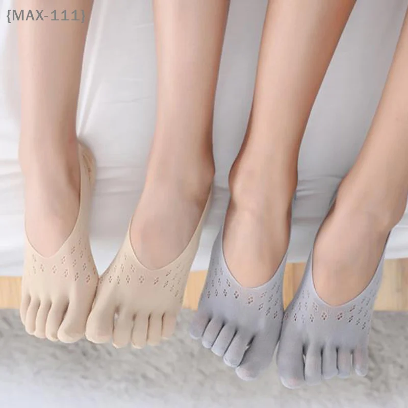 【F2-MAX-111】Women's Orthopedic Compression Toe Socks - Ultra Low Cut Liner with Gel Pads