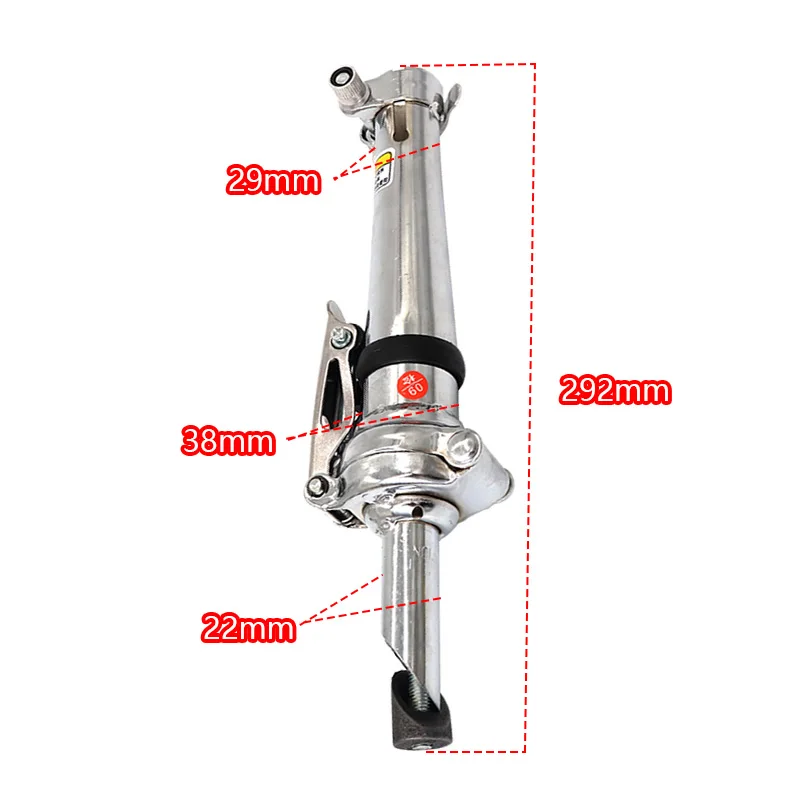 Afbeelding 4: Litepro Naar Binnen Opvouwbare Snelkoppeling Steel 22Mm 25Mm Aluminium Fiets Stuur Buisdiameter 25.4Mm