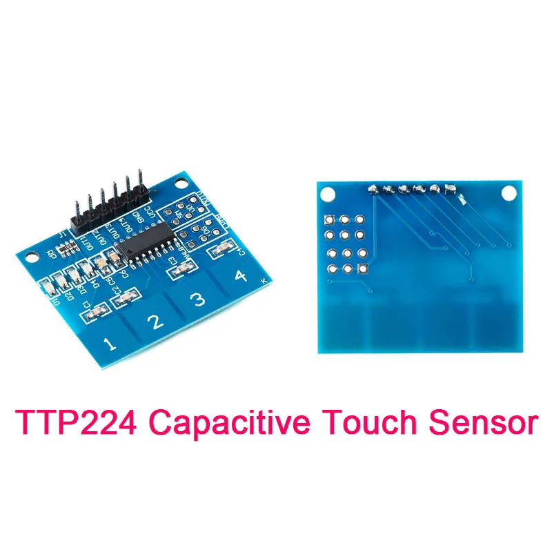 10pcs/2Pcs  TTP223 Touch Key Switch Module Touch Button Capacitive Switches Self-Locking/No-Locking Capacitive Touch Switches