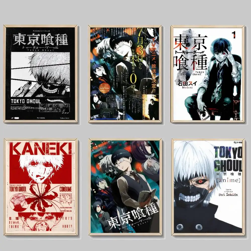 Classic Anime T_Tokyo G_Ghoul Magazines    Good Quality Prints and Posters HD Quality Poster Wall Art Painting Study Home Decor