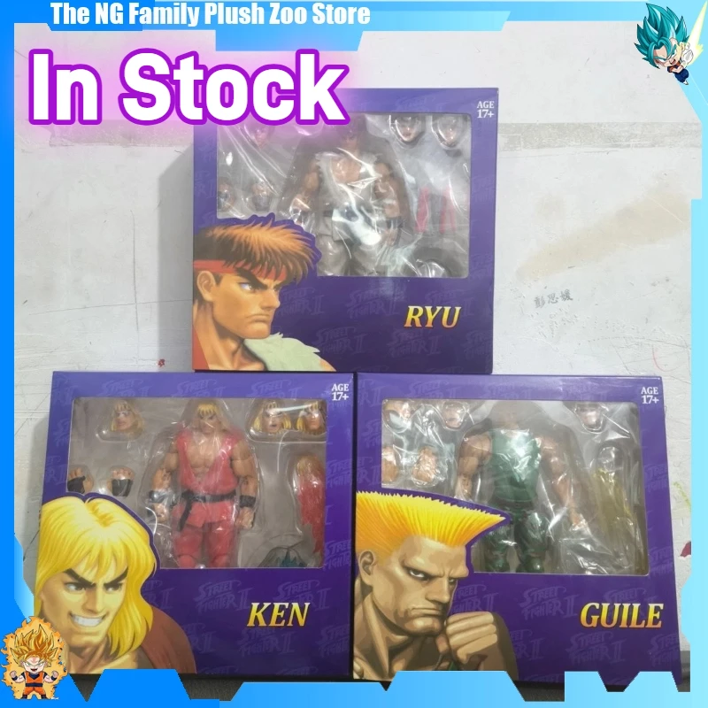 

In Stock Ko Storm Toys Street Fighter Ken Ryu Action Figure Model Statue Figurine Movable Collection Model Toys Gift