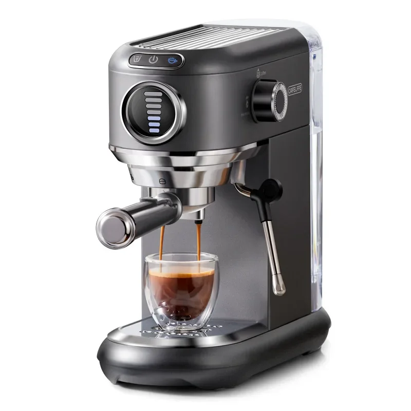 Coffee machine espresso household small semi-automatic steam milk foam machine coffee machine