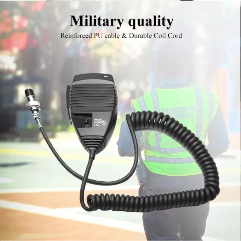 EMS-53 8Pin DTMF Handheld Mic Microphone for Alinco DR-03 DR-06 DR-135 DR-145 DR-235 DR-435 DR-635 DR-235E DR620 DR-610 Radio