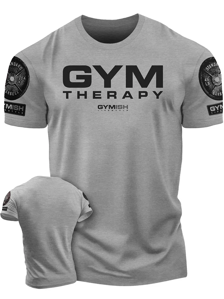 The 3D printed men's T-shirt for the summer of 2025 is a bestseller for sports fitness exercise casual fashion and lightness - Image 5