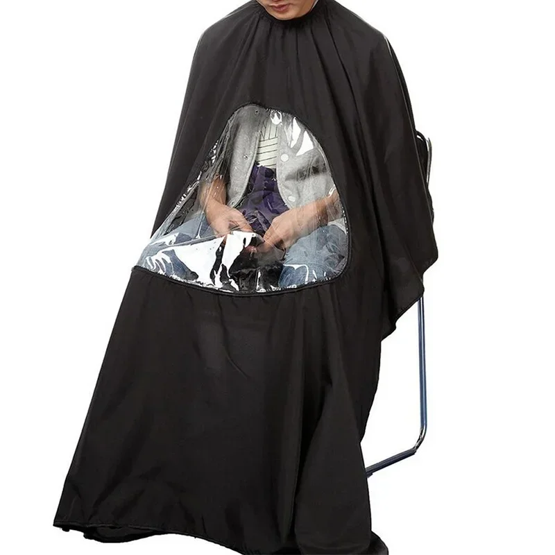 

Professional Salon Apron Waterproof Cape Barber Styling Tool Salon Hairdresser Visible Apron Hair Cutting Hairdressing Gown Cape