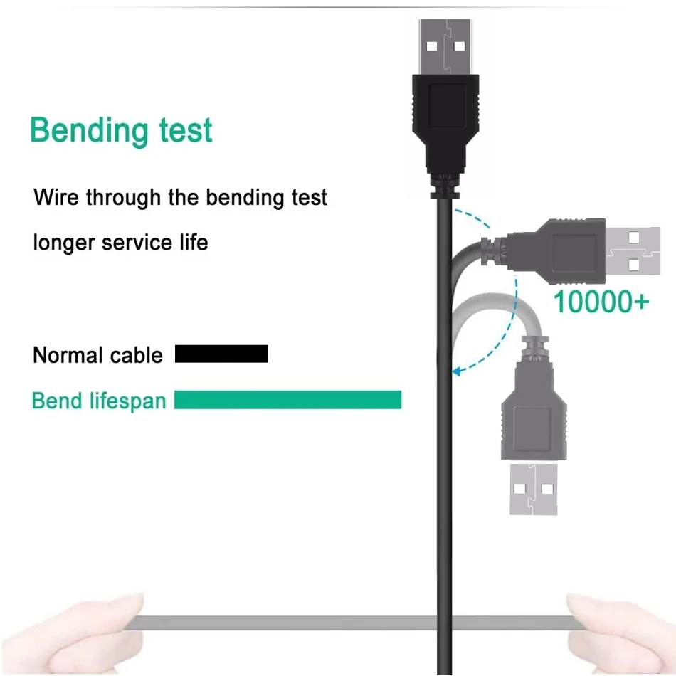 30CM 50CM 100CM USB LED Connector Cable line 2pin USB Socket Power Connect Wire Connectors for DC5V Single Color LED Strip Light