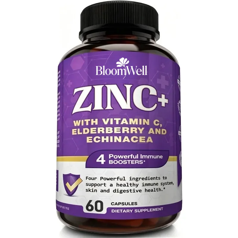 Echinacea - Zinc 50mg Capsules - Containing Vitamin
