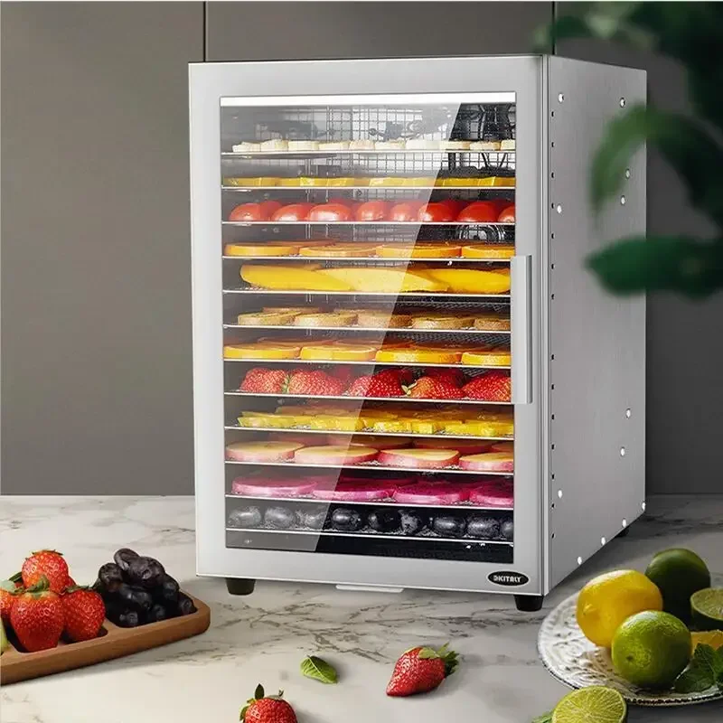 12-layer Food Dehydrator Meat and Seafood Food Processing Fruit Dryer Machine Commercial househol Vegetables Kitchen Appliances