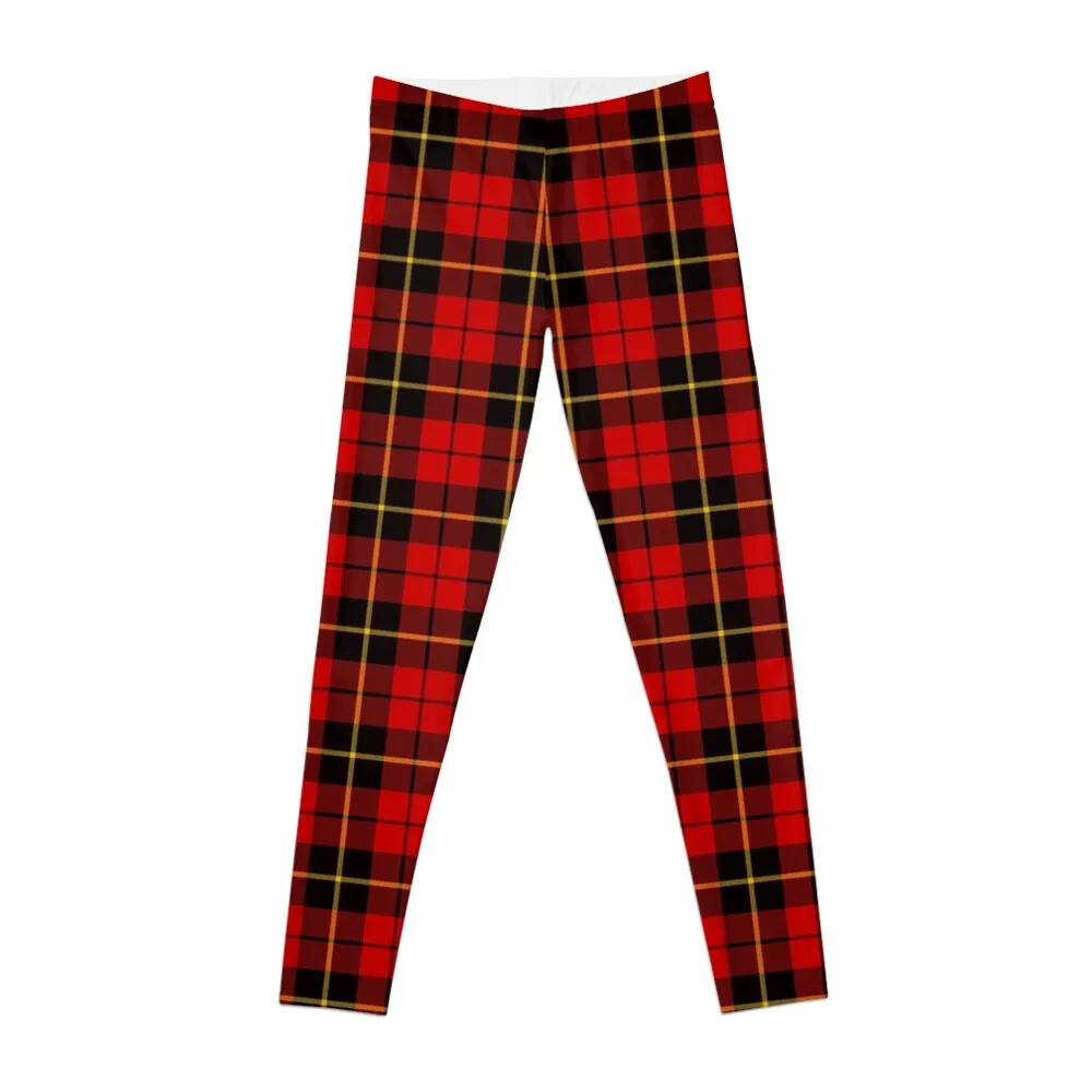 

Clan Wallace Tartan Leggings sporty woman gym Women's trousers Fitness clothing Womens Leggings