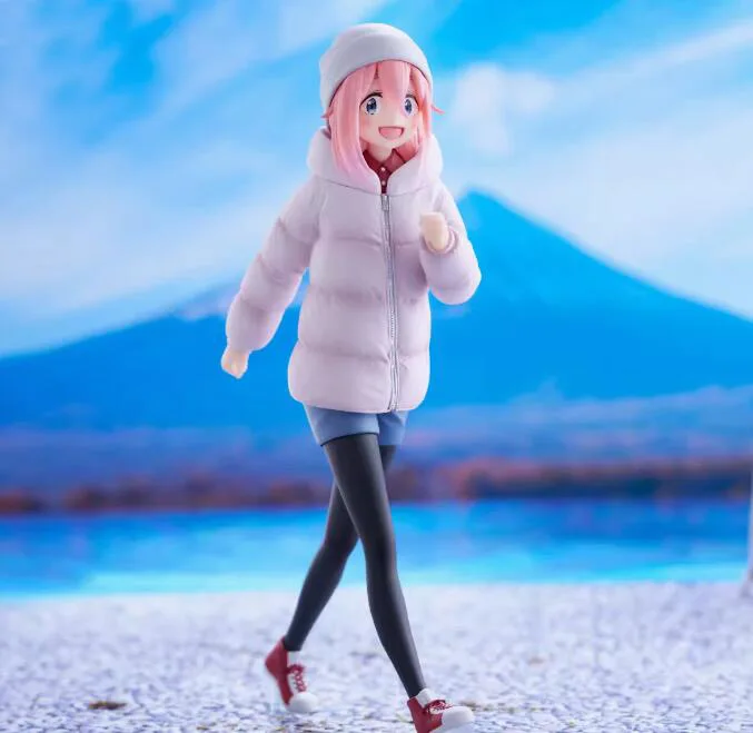 No box 2024 In stock Japanese original anime figure Kagamihara Nadeshiko Winter clothing action figure collectible model toys