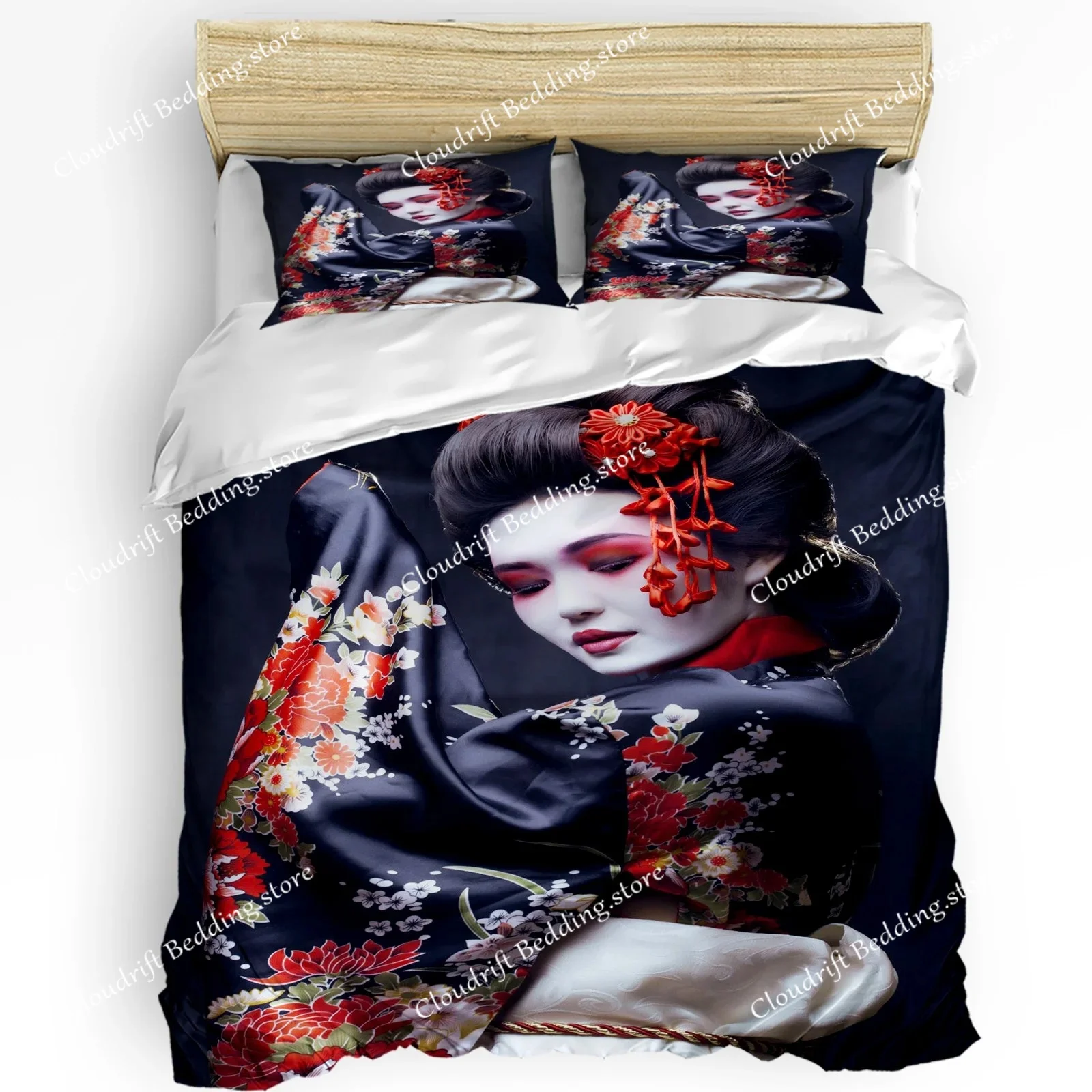 

Japanese Mount Fuji Sakura Tree Flower Duvet Cover Bedding Set Home Textile Quilt Cover Pillowcases Bedding Set No Sheet