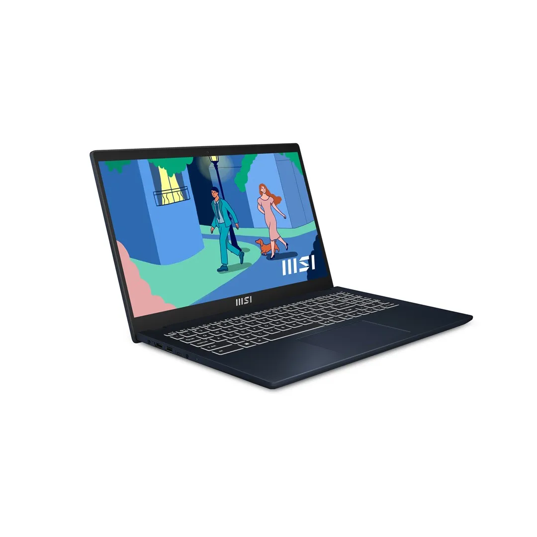 كمبيوتر محمول MSI Modern 15B12MO-640PL i5-1235U 15.6 بوصة FHD 60 هرتز IPS-Level 16GB DDR4 3200 SSD512 Intel Iris Xe Graphics Win11 Home Plus
