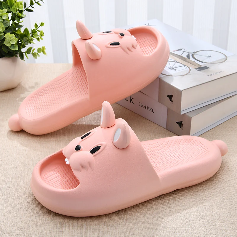 Cute Summer Kids Slippers Cartoon Rabbit Children Baby Soft Home Slippers Waterproof Non-slip Boys Girls Beach Shoe