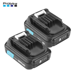 Probty-batería recargable BL1021B BL1020 para herramientas eléctricas de iones de litio, 12V, 10,8 V, 3000mAh, 6000mAh, para Makita BL1016, BL1015, BL104, DF331D