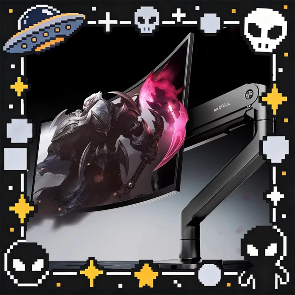 

Brateck E560 Display Bracket Gas Spring Core 360-Degree Zone Adjustment Computer Display Screen Bracket Adjustable Tightness