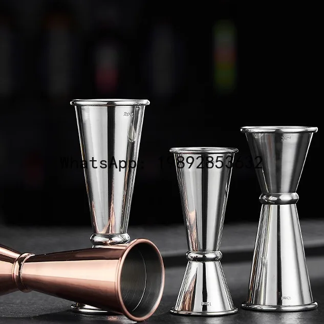 Stainless steel 304 measuring glass with graduated ounce cup bar bartender