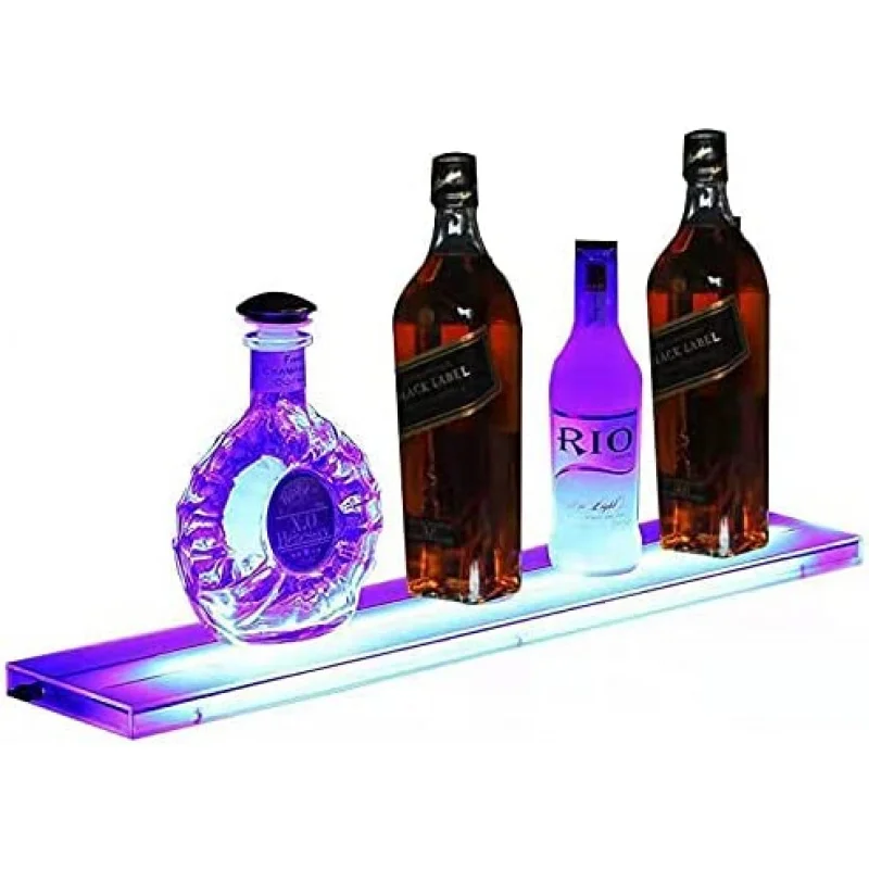 Custom.Acryl Moderne Custom Led Beleuchtete Spirituosenflasche Display Regal Bar Display Rack