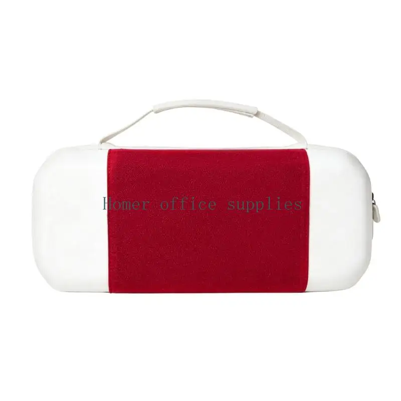 K43B Keyboard and Mouse Carrying Case for 68-Key Small Keyboards, Hard Shell Storage with Mouse Sleeve and Pocket Space