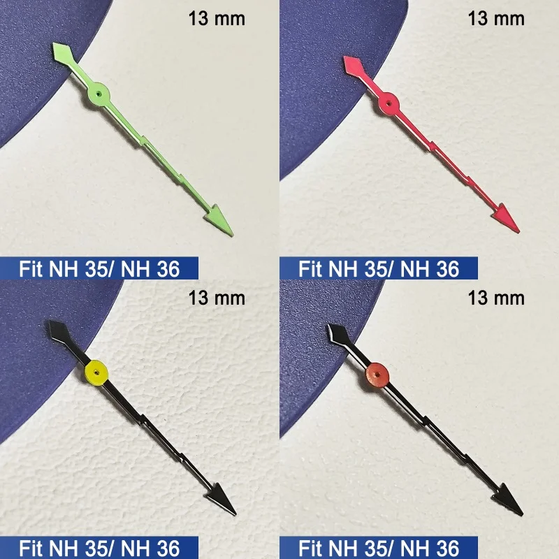 Для NH35 NH36 стрелки часов подходит молния 13 мм аксессуары для часов наручные часы детали для увлажнения часов указатель