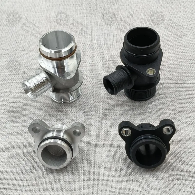 Aluminum Cylinder Head Water Pipe Connector Suitable for N20 N51 N52 N53 N54 N55 Engine F18 E60 X1 X3 X4 X5