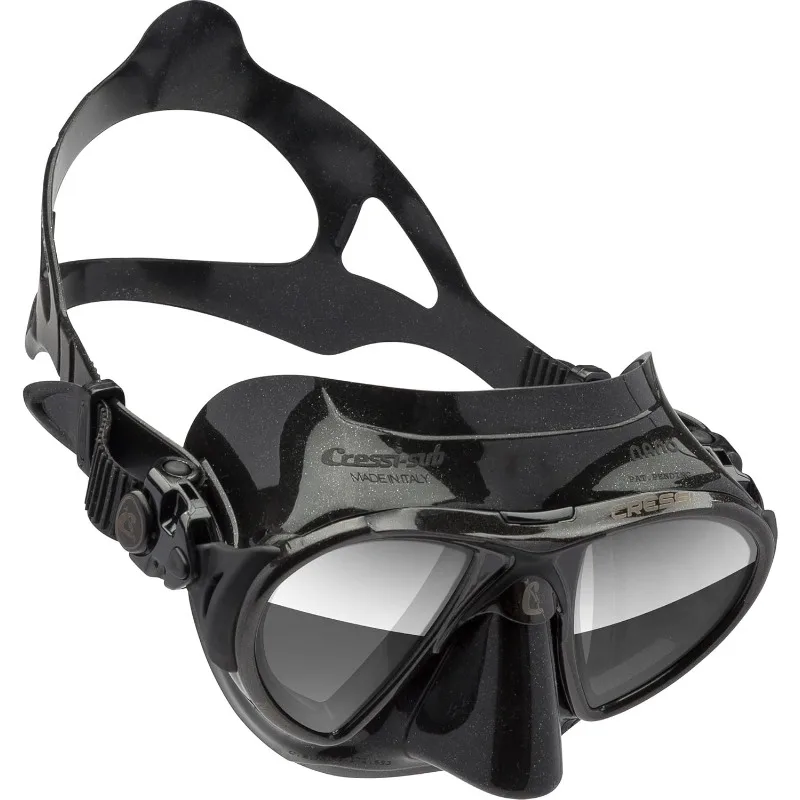 

Cressi Low Volume Adult Mask for Scuba, Freediving, Spearfishing Nano Made in Italy Silver Mirrored Lens