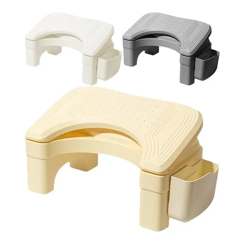 

Toilet Stool household thick squat stool Squat Adult Toilet Leg Stool Poop Stool Squatting Toilet Stool with Storage Box Toilet