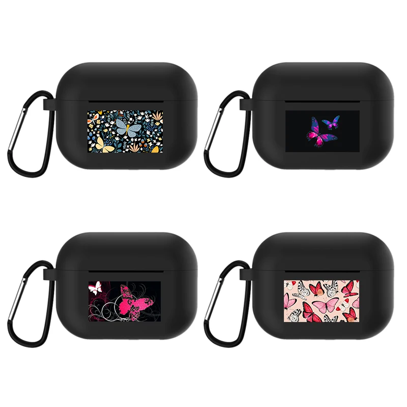 Retro Butterfly Silicone For Apple Airpods 1 or 2 Shockproof Cover For Apple AirPods 3 Pro AirPods Pro2 Earphone Protector Cases