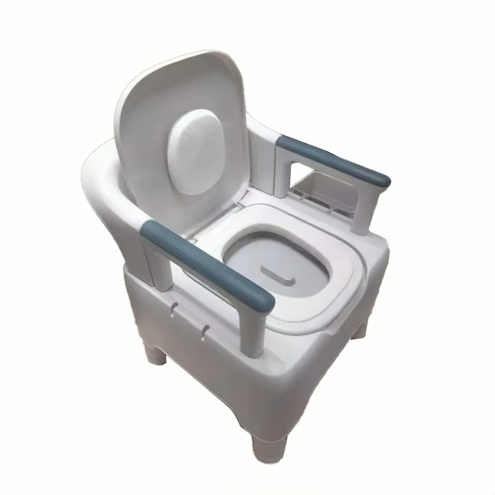 

Portable Commode Chair for Elderly Adults and Handicapped Rehabilitation Equipment for Toilet Use