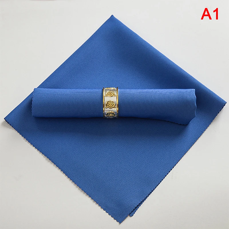 48*48cm Restaurant Wedding Party Banquet Dinner Polyester Cloth Napkins Table Decor Home Napkin