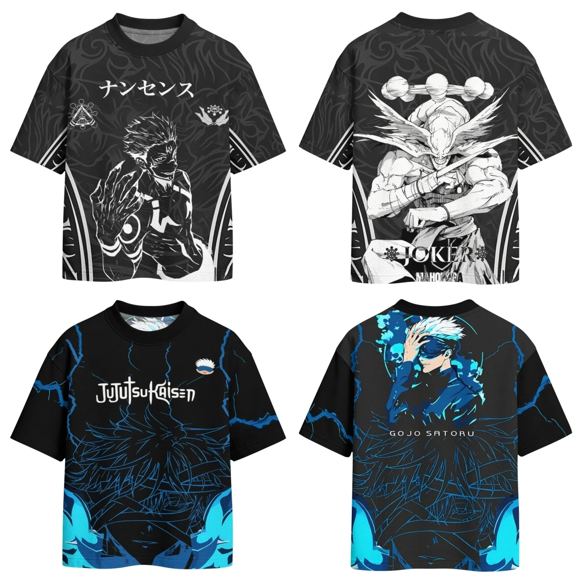 2026 Summer Jujutsu Kaisen Retro Cosplay T-shirt Men's 3D Printed Jiu Jitsu Short-sleeved Family Unisex Children's Sports Shirt