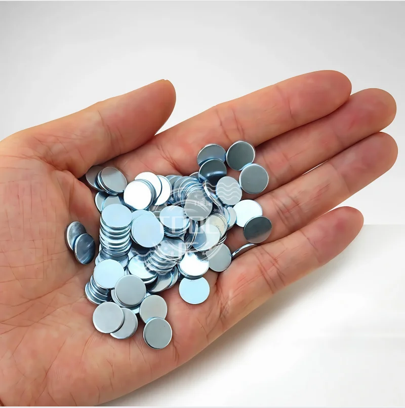 Ultra-Thin Galvanized Round Iron Sheets/Discs – Small Suction Iron Plates & DIY Circular Eye Shadow Button Patches – 40/150 Pcs