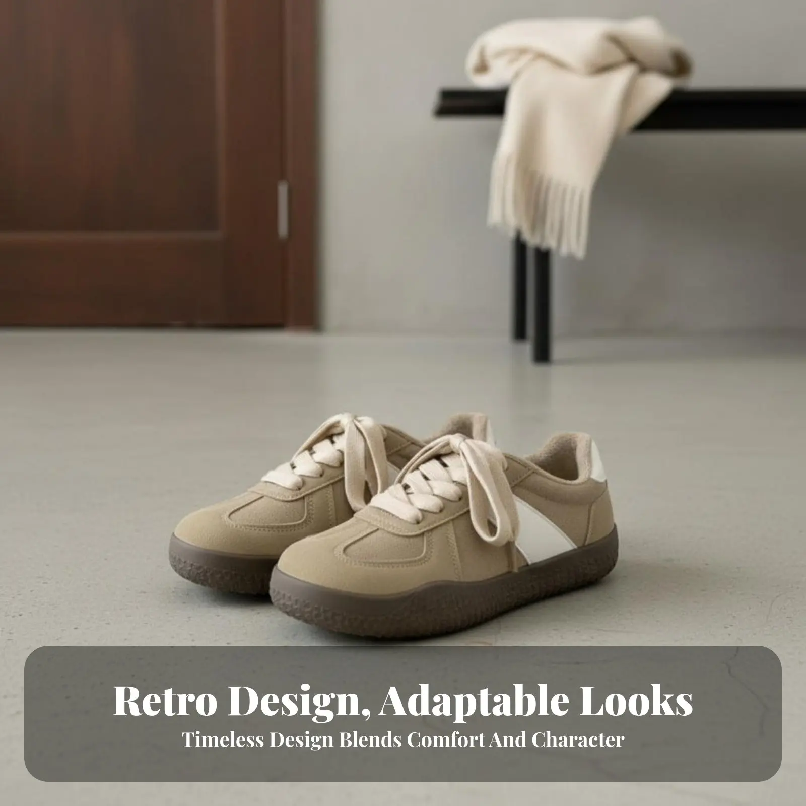 

Немецкие кроссовки, с искусственной подкладкой, в винтажном стиле, теплые осенне-зимние ботинки, на шнуровке, женский дизайн.