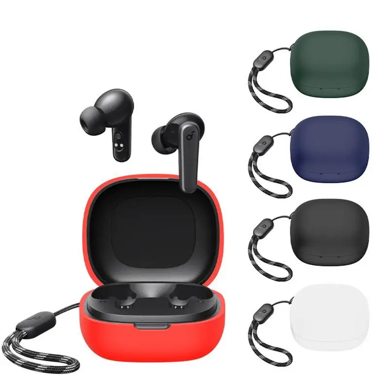 Estojo protetor de fone de ouvido para Soundcore P20i, capa sem fio, casca à prova de choque, habitação lavável, silicone anti poeira