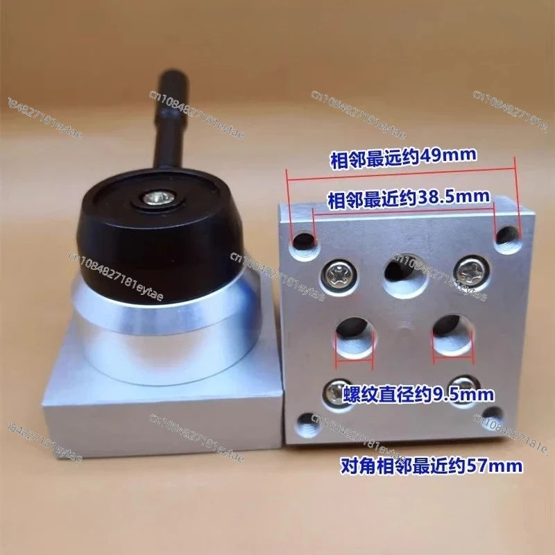 Pneumatic jack accessories  lifting control switch  rubber rotary oil valve  booster pump  and height pad iron