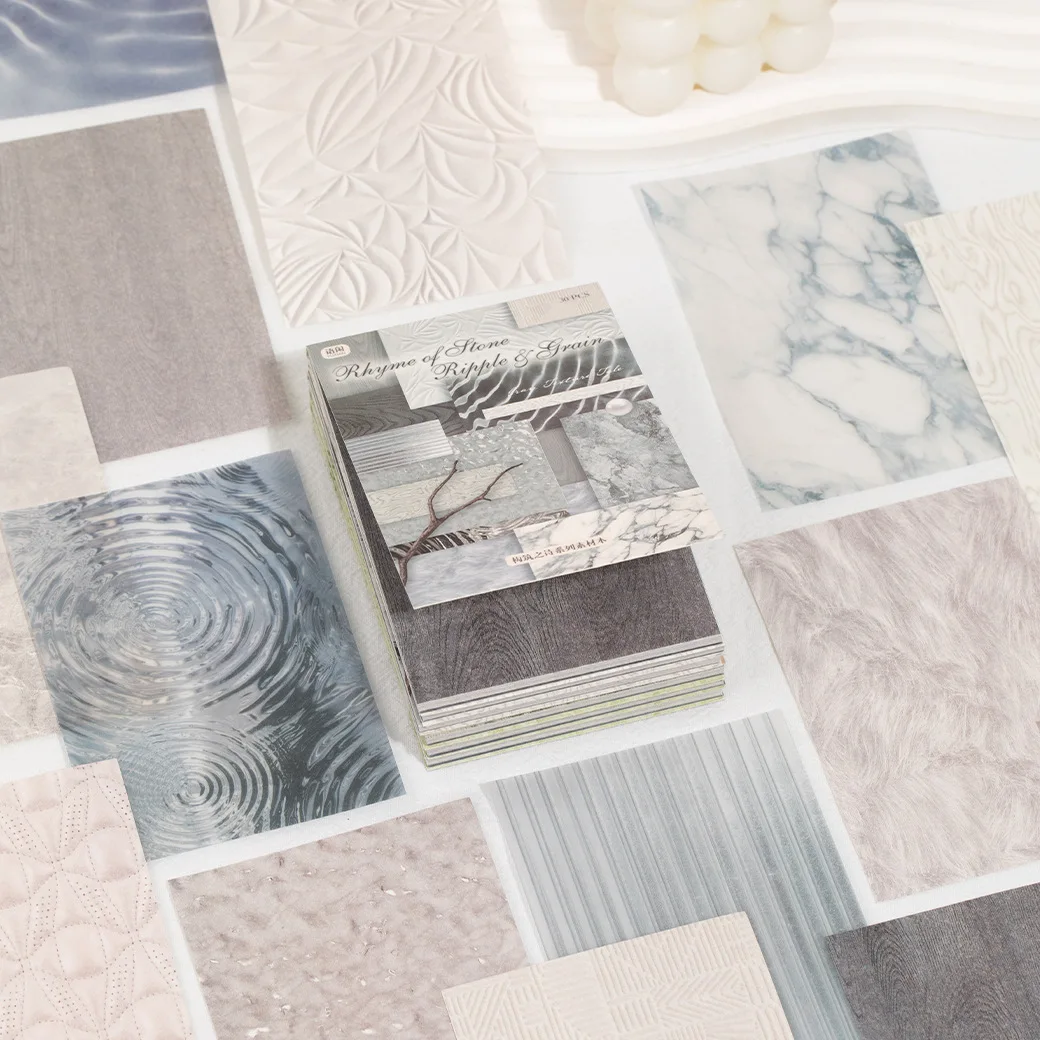 30sheets/lot Memo Pads Material Paper Poetry of Construction Junk Journal Scrapbooking Cards Retro Background Decoration Paper