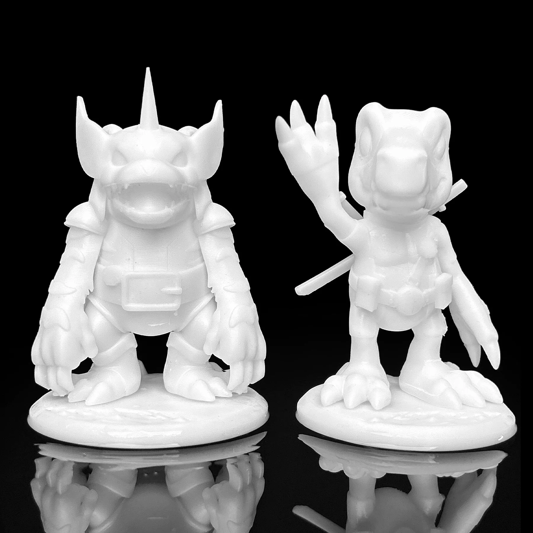 

Model Customization 15cm Q edition Gabumon and Q edition Agumon Model Toys Digimon Adventure Gk Customize 3D printing model