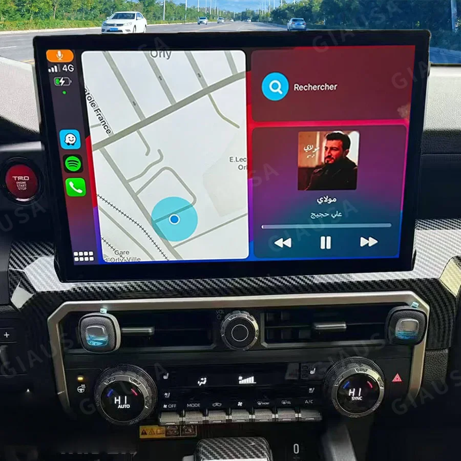 Android 14 Car Radio For TOYOTA TACOMA 2024 2025 Carplay Touch Screen Multimedia Video Player Navigation GPS Stereo Head unit