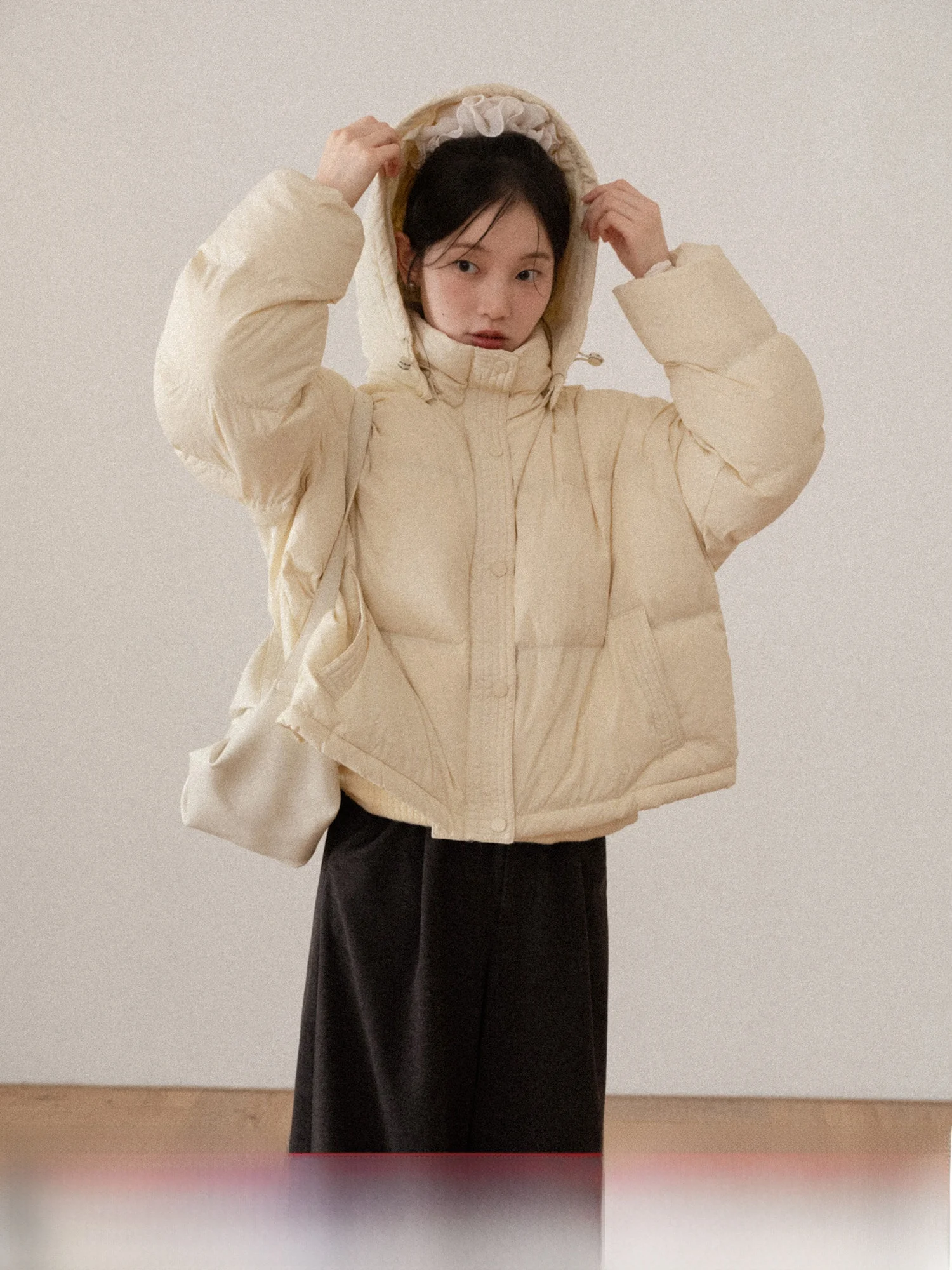 

Куртка Canton S Korean Sle Thiened Du Down Jaet женская зимняя новая, очень теплая, повседневная, однотонная