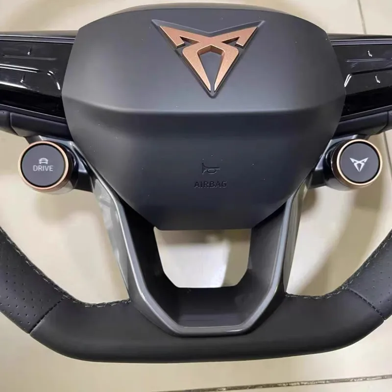 For SEAT Cupra FR Leon MK4 Seat Leon FR Mk3 2013-2021 Ibiza 6J DIY Car Steering Wheel Cover Braid leather Accessory - Image 5