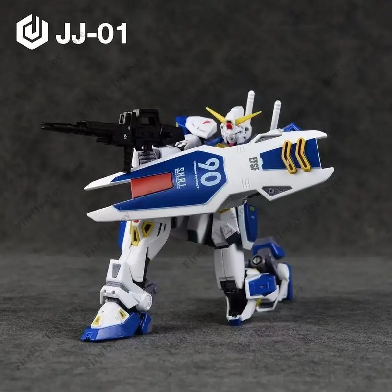 Jj modelo f90 figura de ação produto acabado modelo 1/100 liga esqueleto robô anime coleção decoração modelo brinquedo presente aniversário