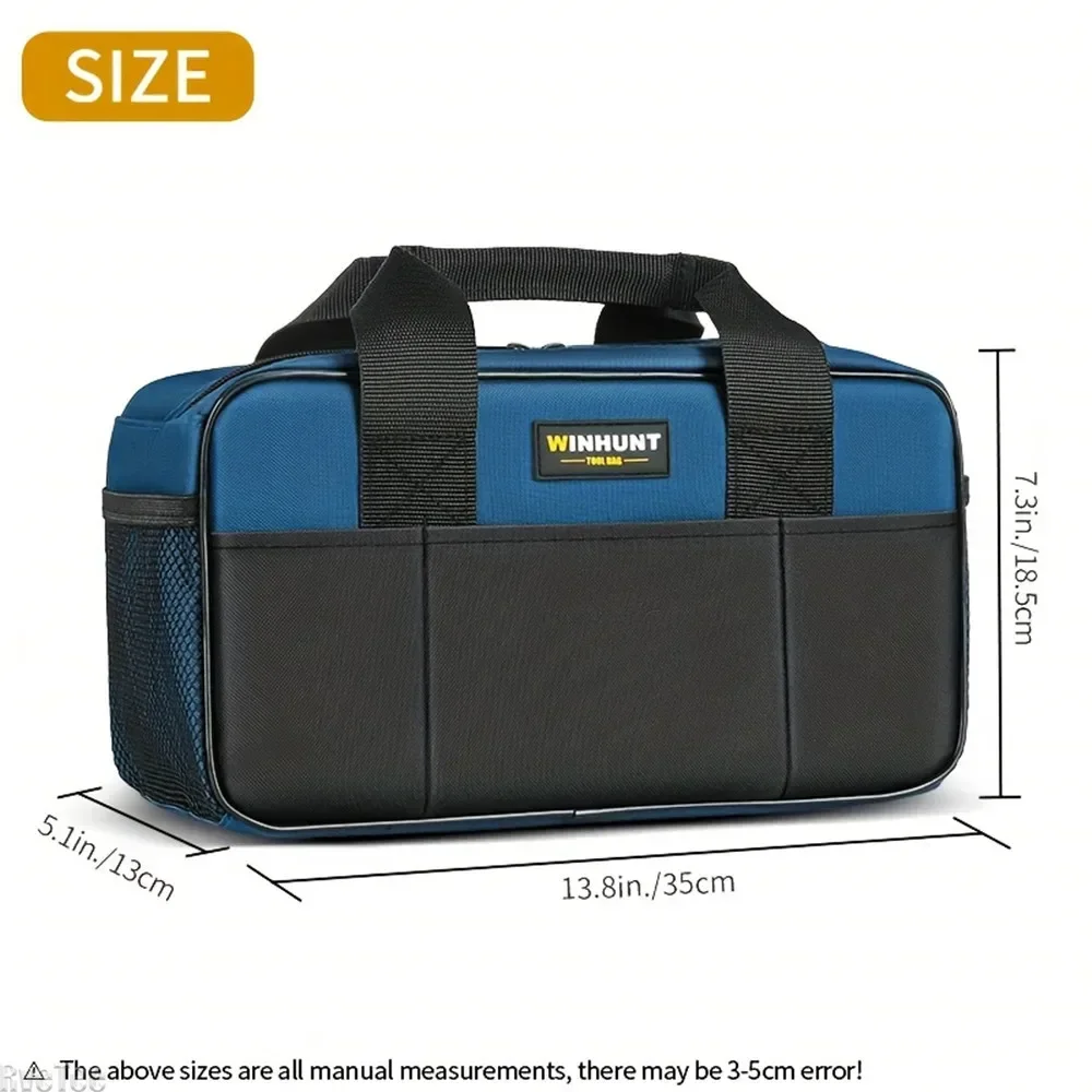 툴팩 내구성 캔버스 휴대용 다기능 수리 전기 및 목공 특수 내마모성 두꺼운 큰 가방