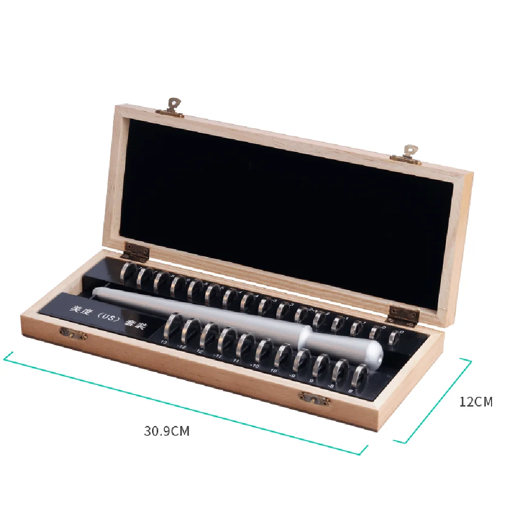 Accurate High-End Ring Measurement Aluminum Cone Set, American Hong Kong Style Ring Size Measurement