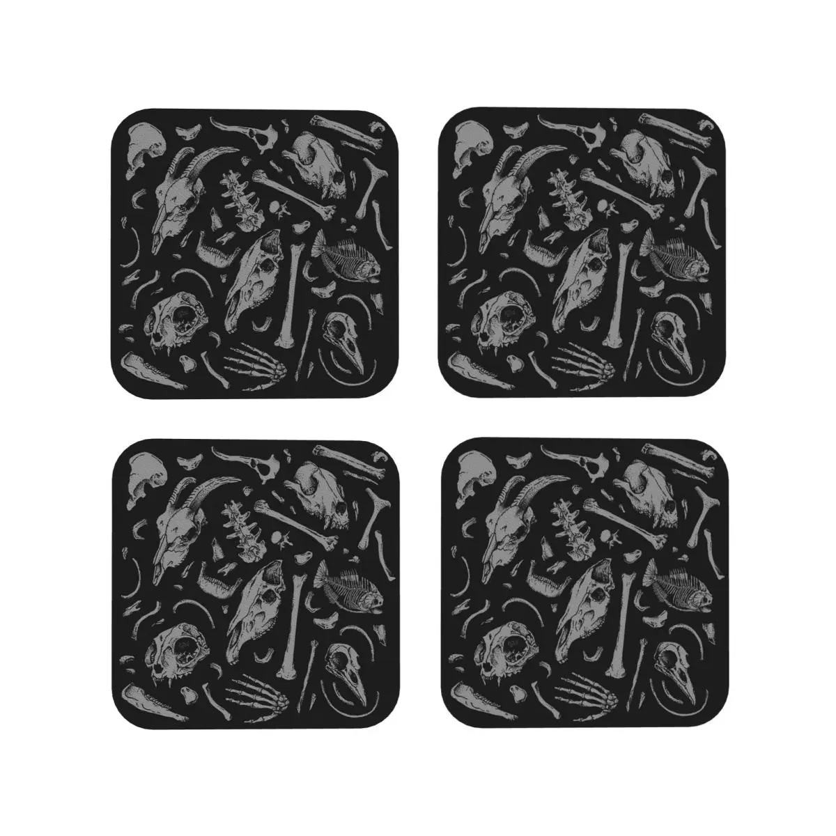 Bon Coasters Kitchen Placemats Waterproof Insulation Cup Coffee Mats For Decor Home Tableware Pads Set of 4