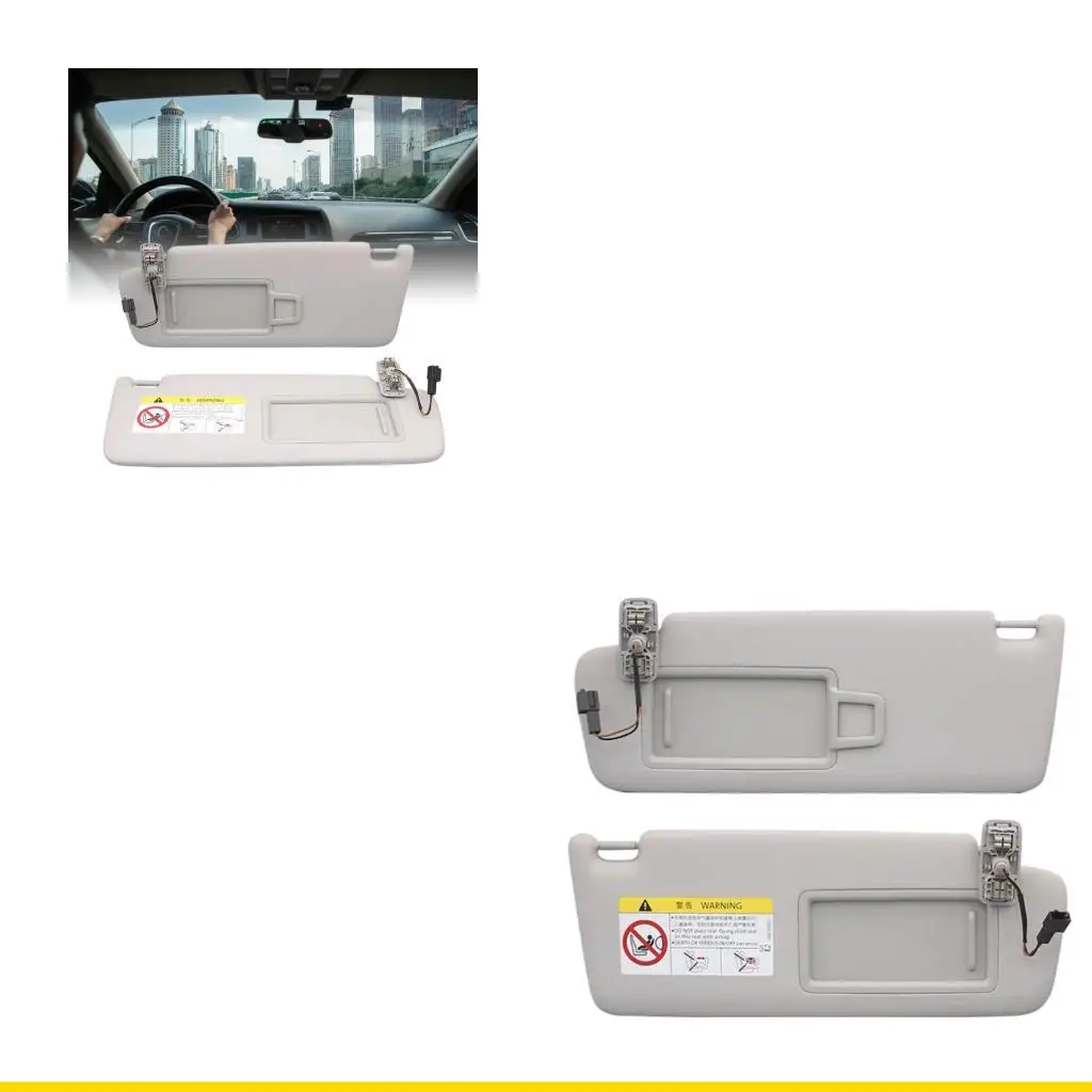 

SZCH Пластиковый салон автомобиля Солнцезащитный козырек с левой стороны в сборе для Golf 7 5GG857552