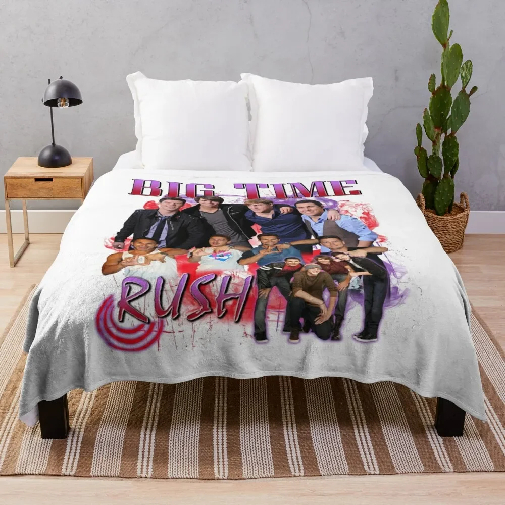 

Big Time Rush Forever Tour 2022 Big Time Rush Fans Throw Blanket Flannel Fabric Luxury St Fluffy Softs Blankets