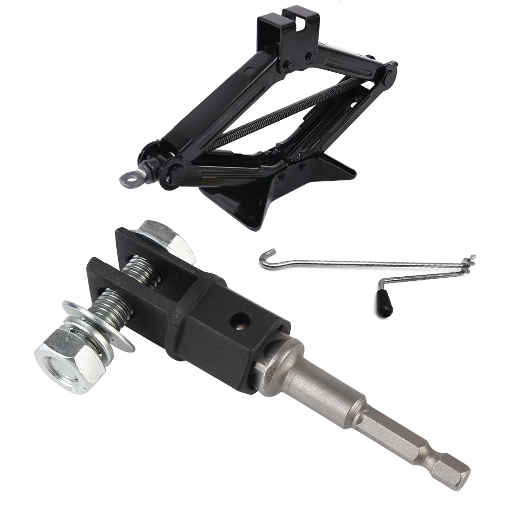 

Адаптер для Ножничного домкрата, автомобильные аксессуары, используется с приводом 1/2 дюйма или ударным шатуном, автомобильные разъемы, подъемное оборудование, гаечные ключи, инструменты