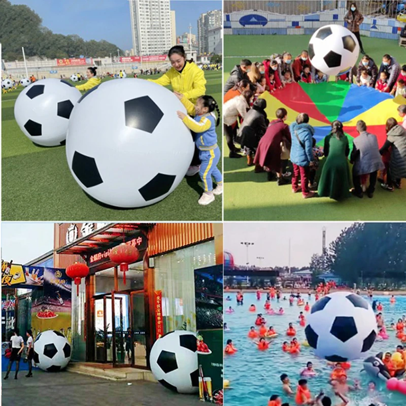 Giant Garden Christmas Decor 2023 Outdoor Inflatable Pool Beach Sport Ball Football Soccer Indoor Party Kid Toy New Year Gifts