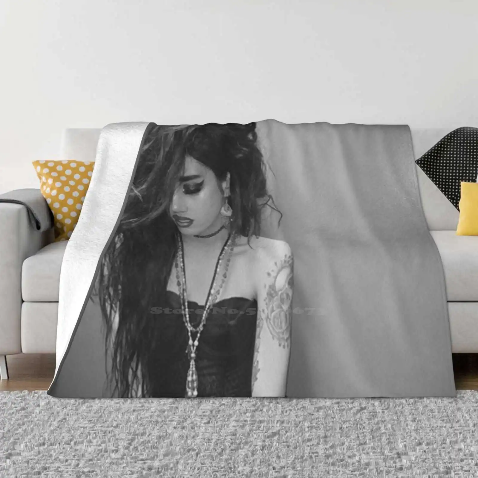 Adore Delano B&W New Selling Custom Print Flannel Soft Blanket Adore Delano Danny Noriega Rupauls Drag Race Drag Queens