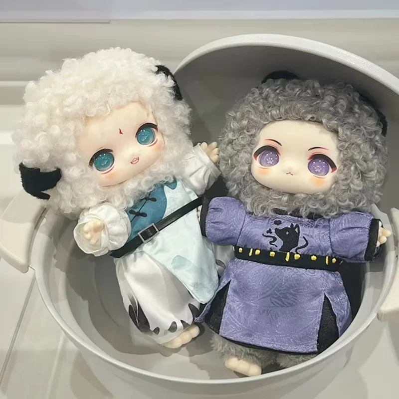 

Original Nagi Mountain River Romance Beast Kid Series Chinese Style Vinyl Blind Box Collect Figure Room Decor Kid New Year Gift