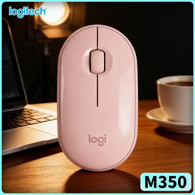 

Logitech M350 Portable Quiet Mouse - Ultra-Thin, 90% Noise Reduction, Dual Mode, 18-Month Battery, PC Mac Chromebook Ready